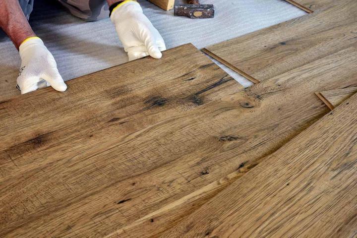 Pose de parquet Garches